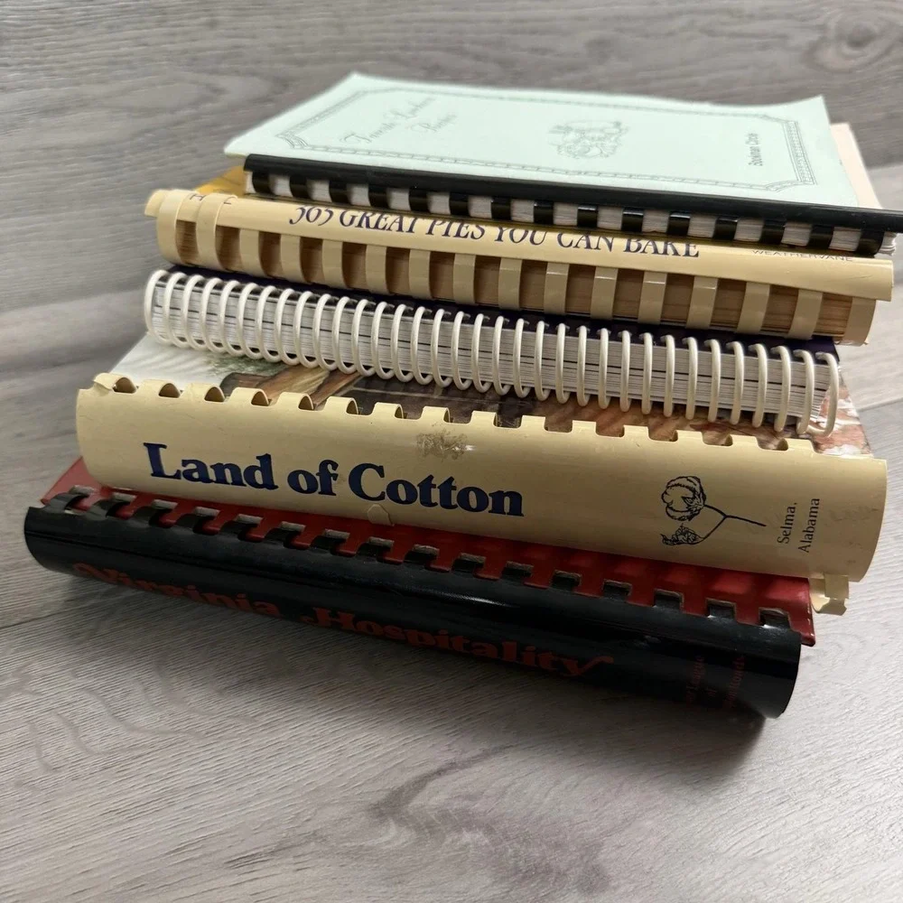 Lot 6 Spiral Cookbooks Country Lane Quilts Land Of Cotton Virginia Hospitality